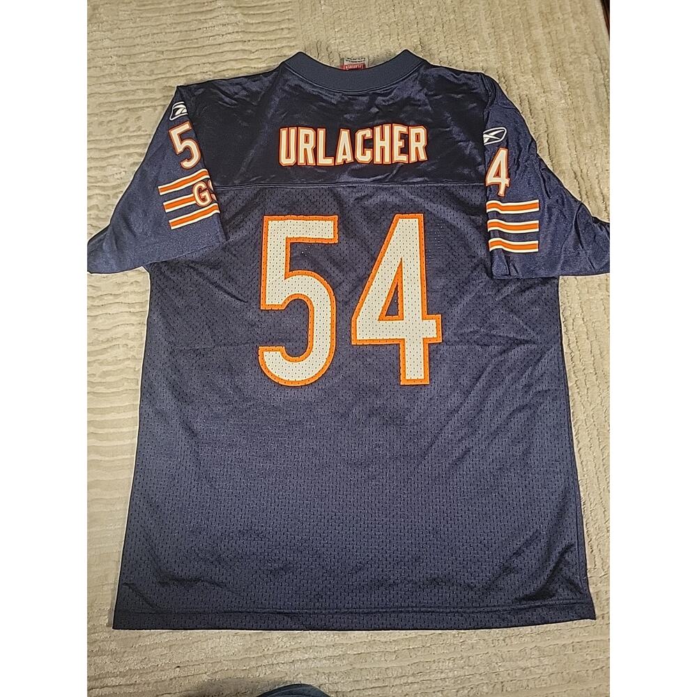 Reebok Brian Urlacher Chicago Bears Football Jersey Youth XL 18-20 Boys Kids